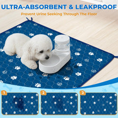 Pad de entrenamiento Fostanfly para perros, impermeable y fácil de limpiar.