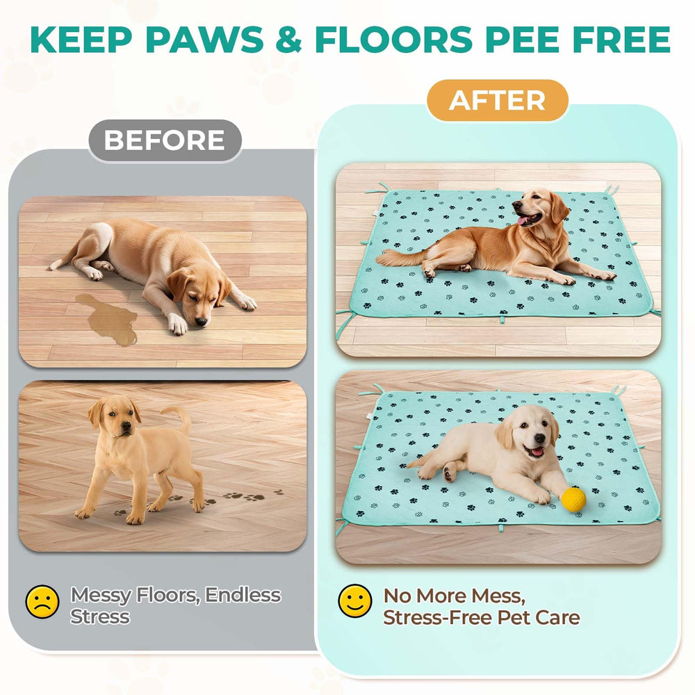 Doble función: almohadilla para perros y gatos con secado rápido.