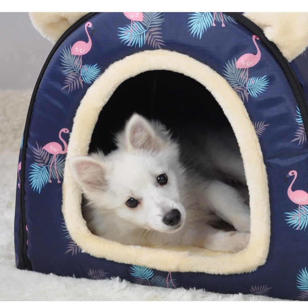 FOUIYIUTU casa interior para mascotas con acolchado suave y cómodo