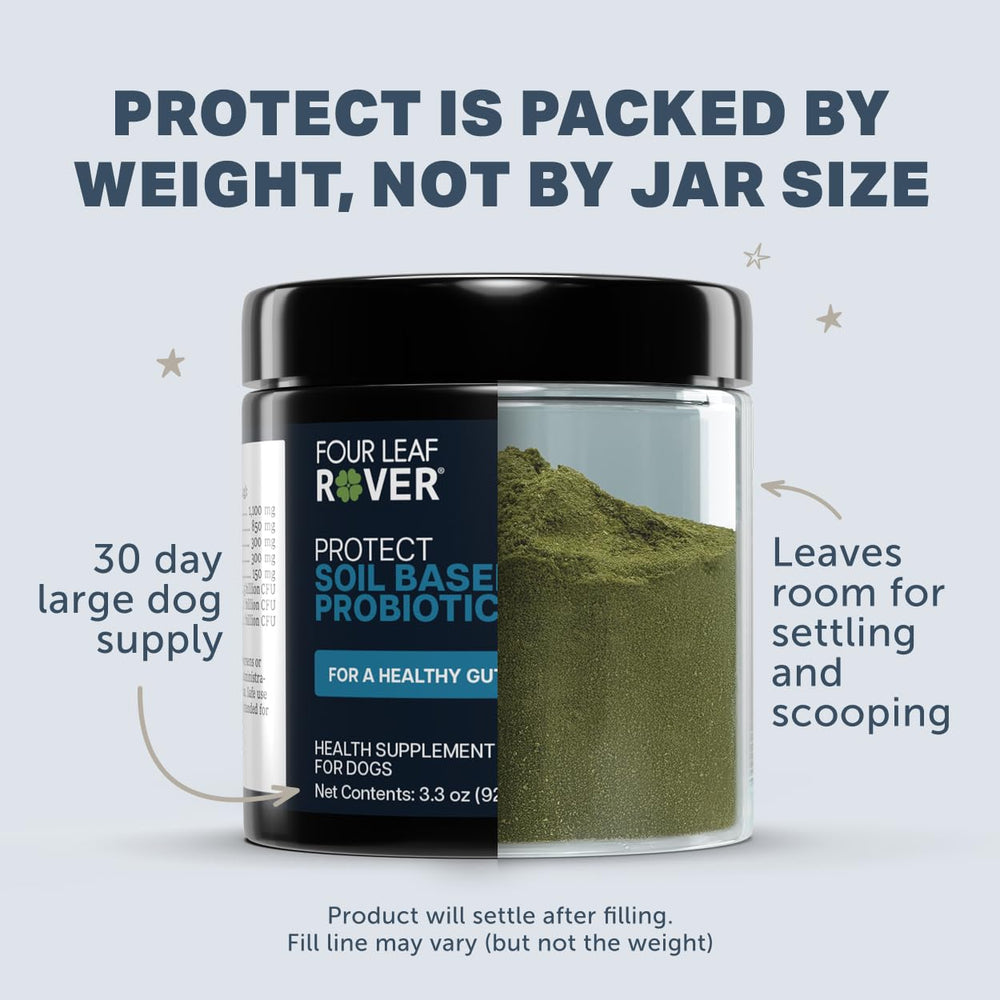 Four Leaf Rover Protect antioxidantes naturales para piel y orejas.