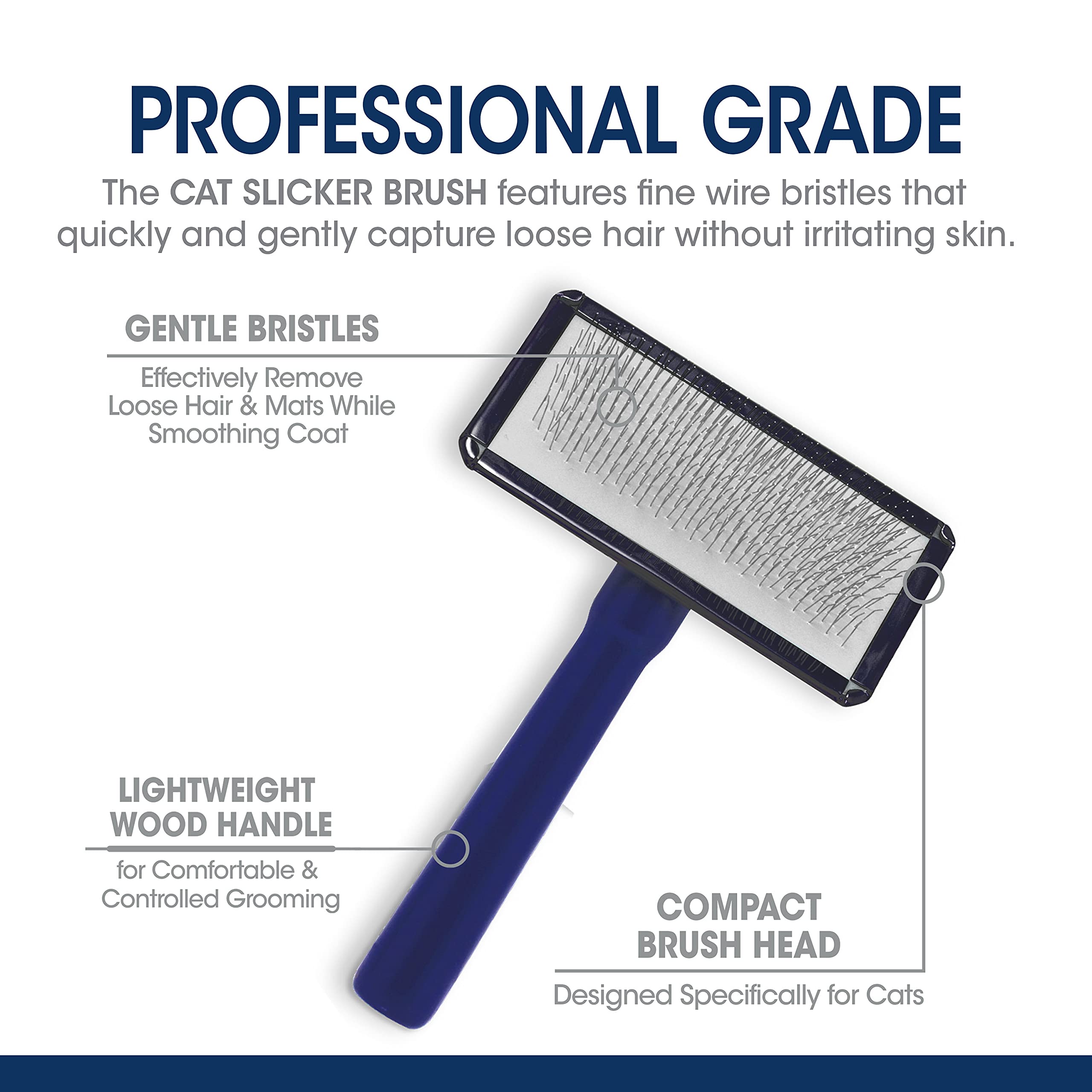 Four Paws Magic Coat: cerdas flexibles que eliminan pelo suelto con suavidad