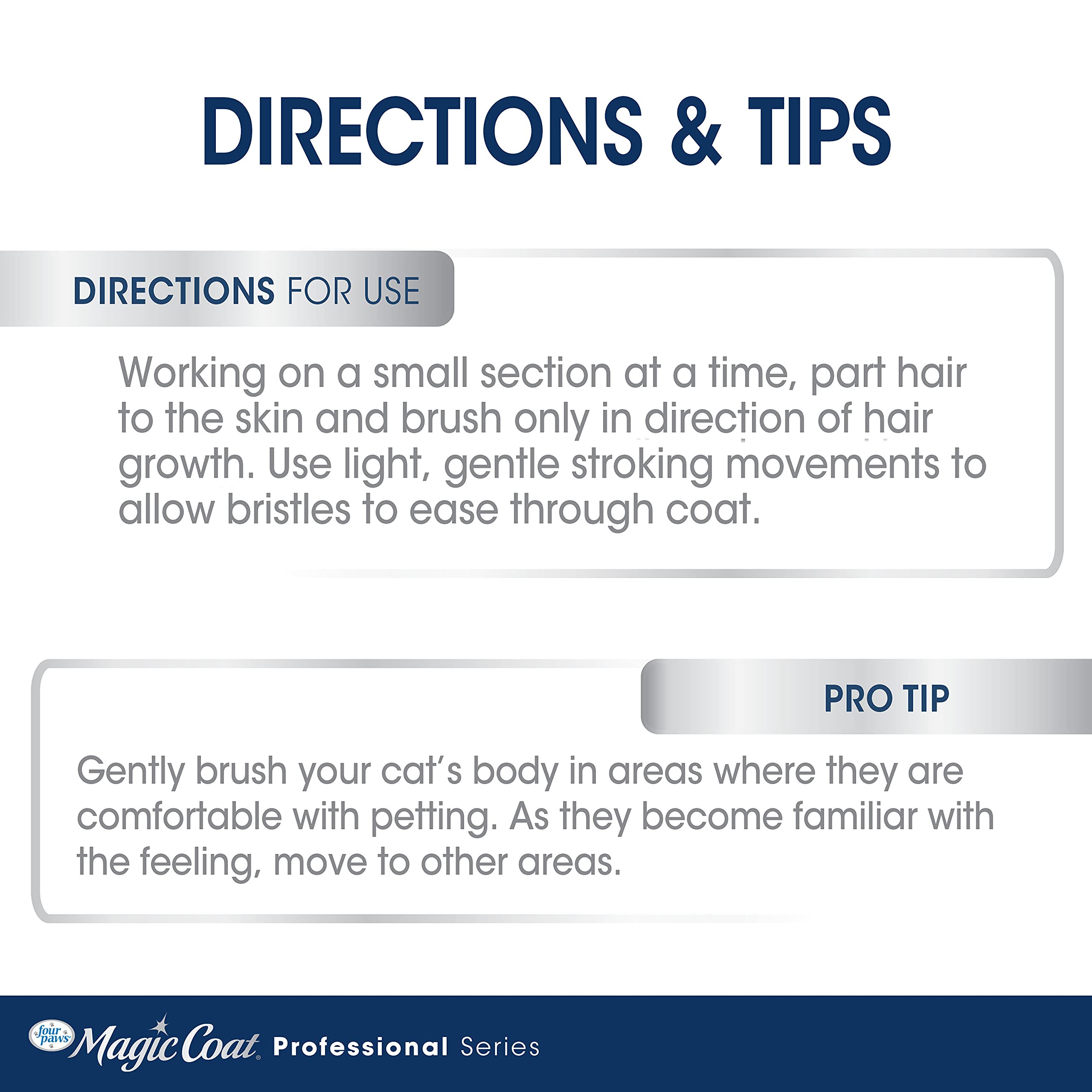 Four Paws Magic Coat: mango de madera ligero para mayor confort durante el cepillado