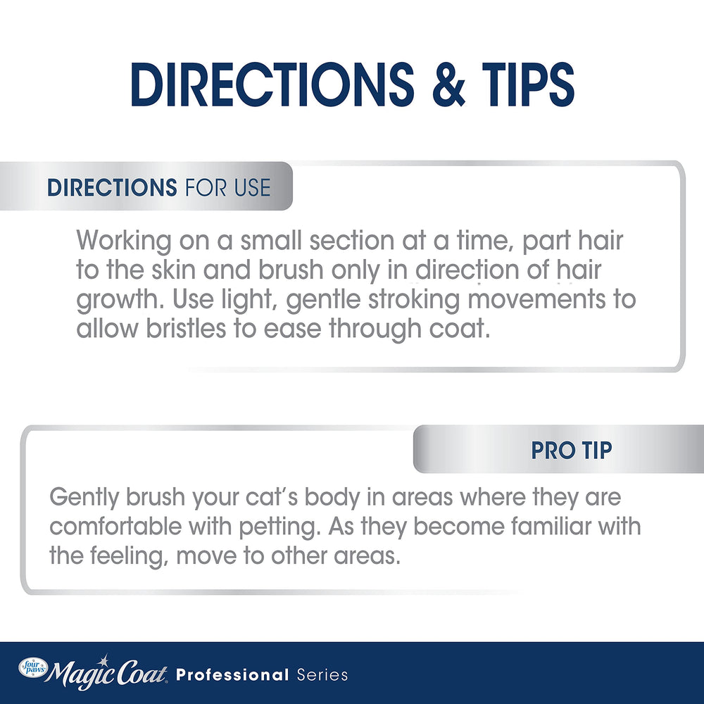 Four Paws Magic Coat: mango de madera ligero para mayor confort durante el cepillado