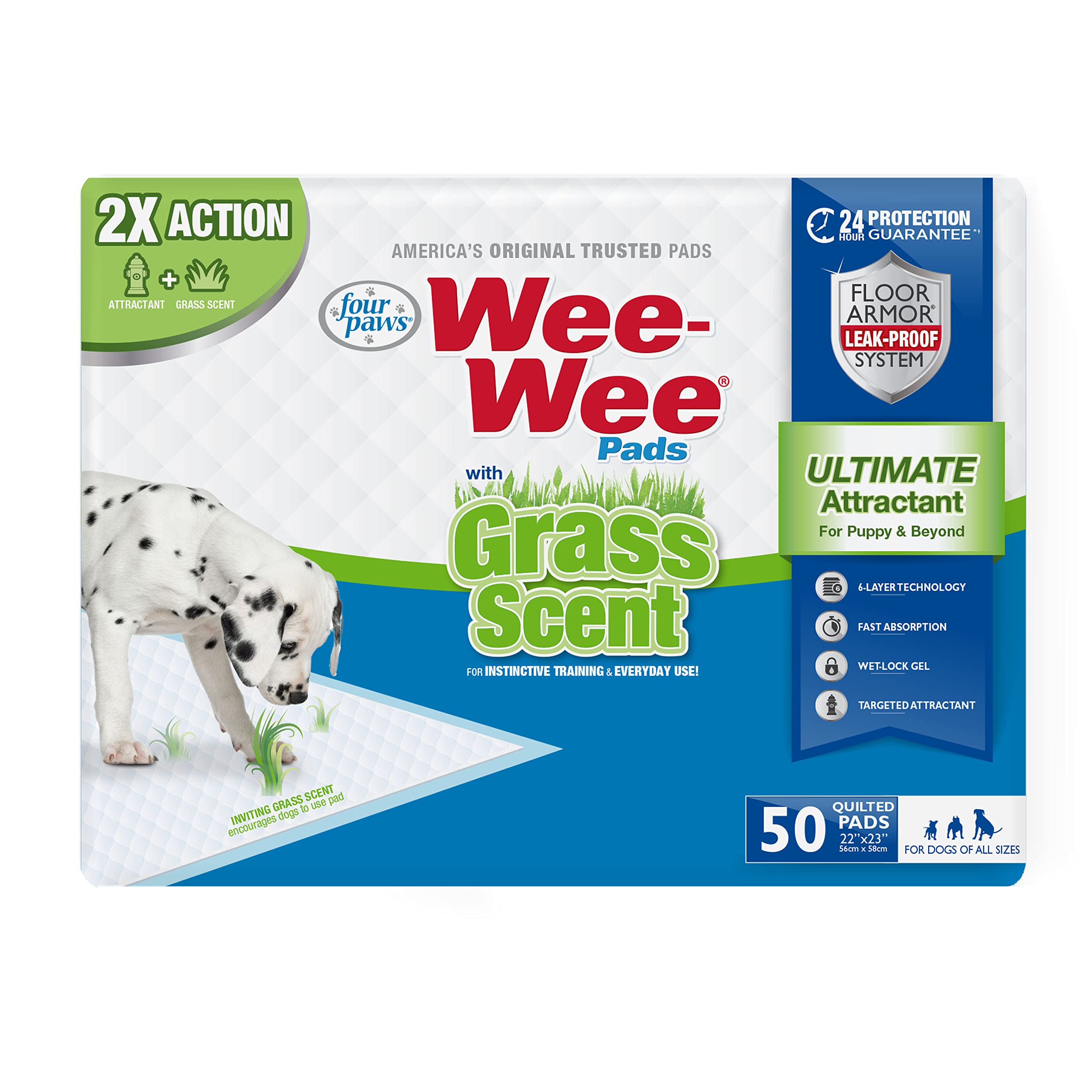 Four Paws Wee-Wee: tapete de adiestramiento con olor a hierba para perros
