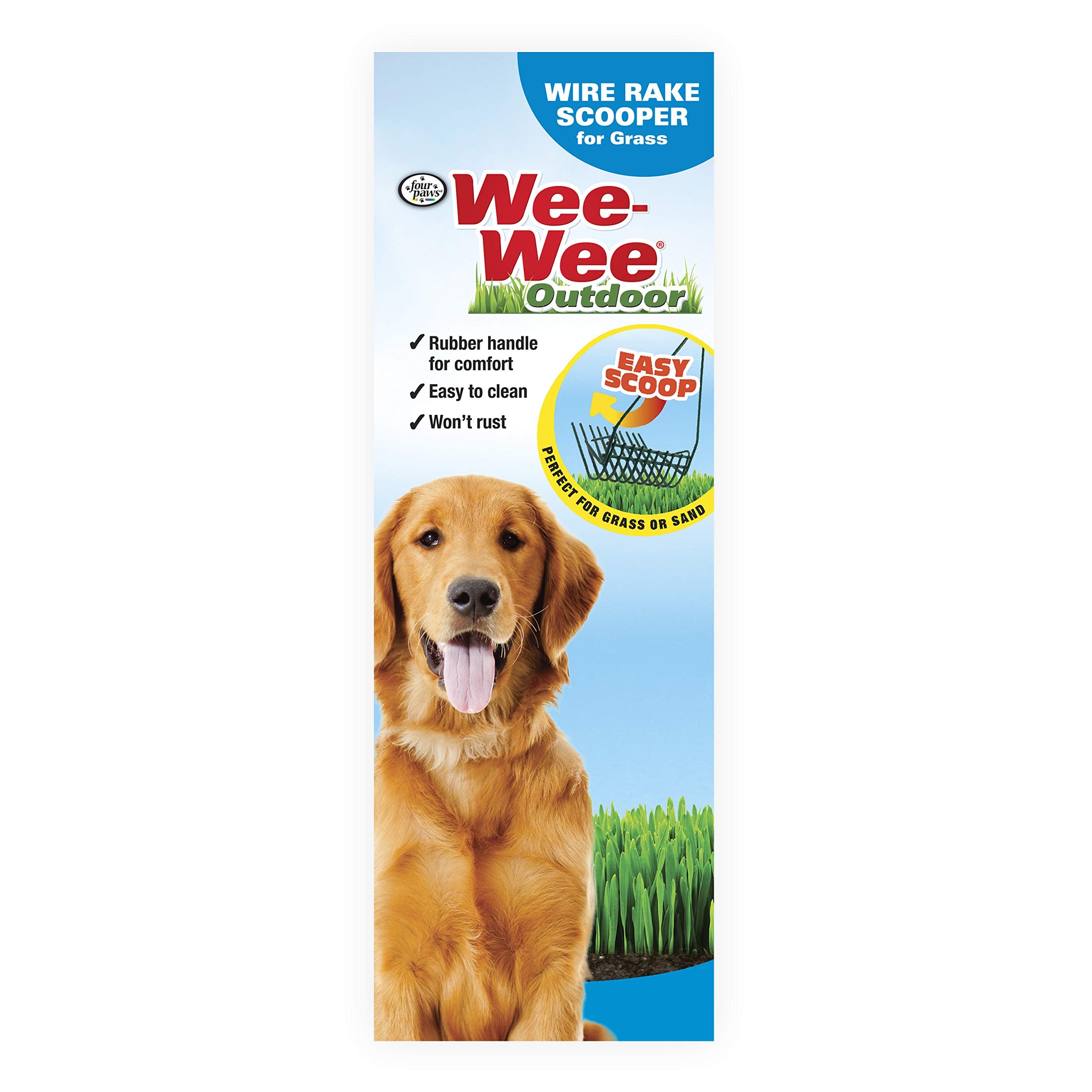 Four Paws Wee-Wee ideal para césped y arena, limpieza rápida tras paseos