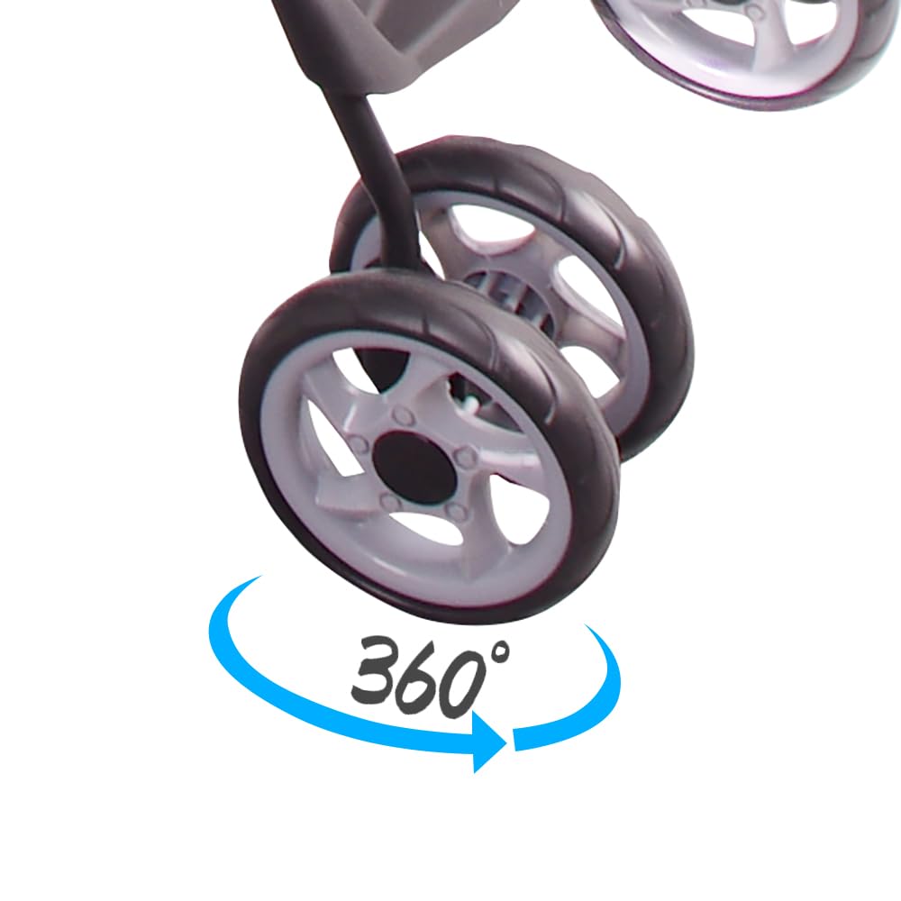 FOURPAW Carrito malla aireada, ventilación óptima y confort para la mascota