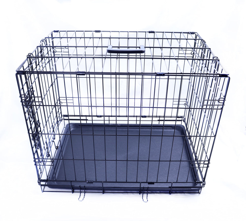 FOURPAW jaula-perro-metal-panel-divisor, ajusta el espacio para entrenamiento de cachorros