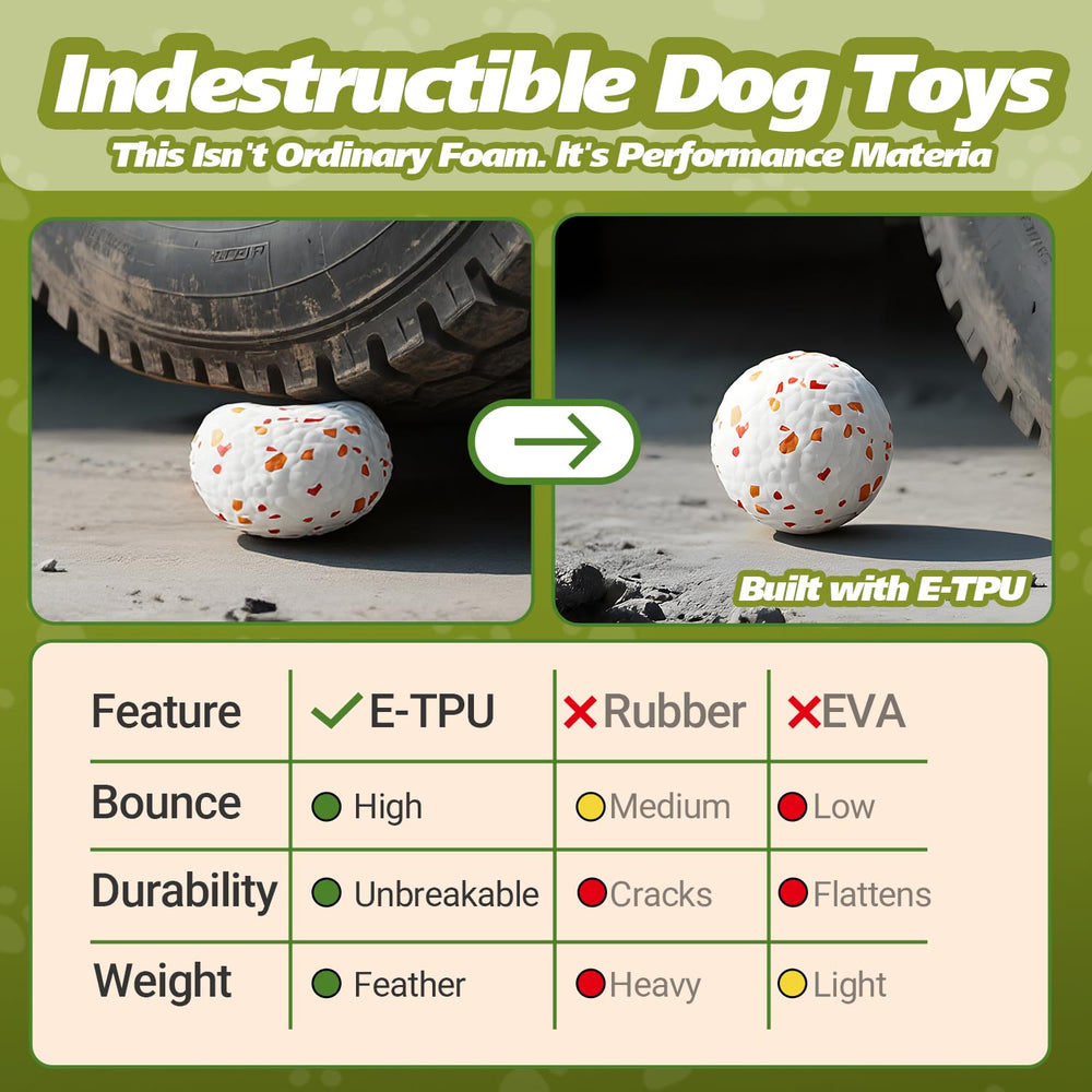 FOXMM E-TPU bolas limpias y dentales para cachorros