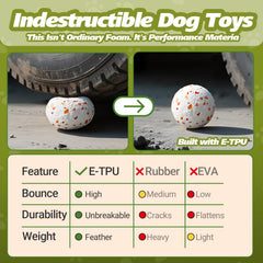 FOXMM E-TPU bolas limpias y dentales para cachorros