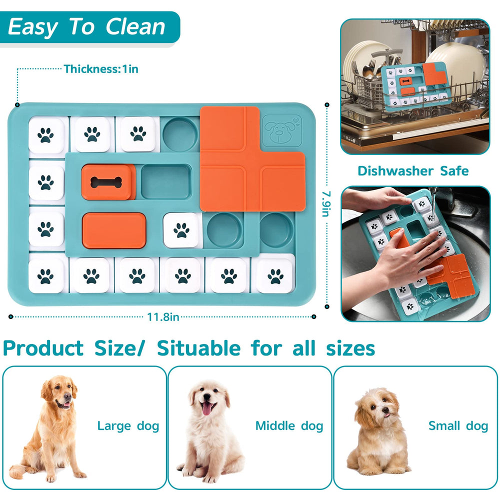 FOXMM jouet puzzle niveau 3 défie intelligemment les chiens actifs