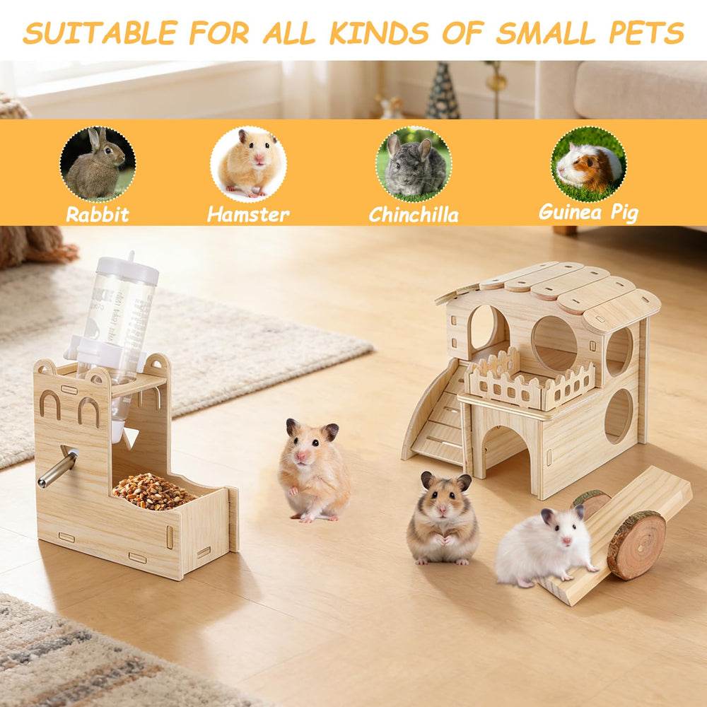 Foxtell jaula hamster – espacio seguro con accesorios para explorar