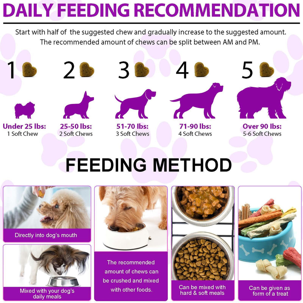 FRDUGA masticables para perros sabor pato, cómodo para administrar