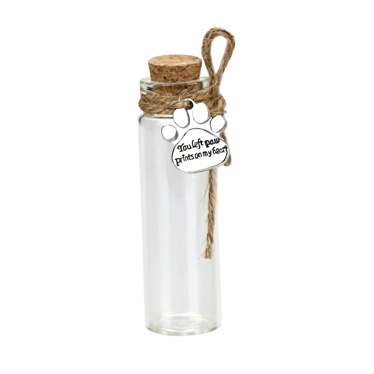 free-space botella memorial pelaje: recuerdo duradero para pelo de mascota.