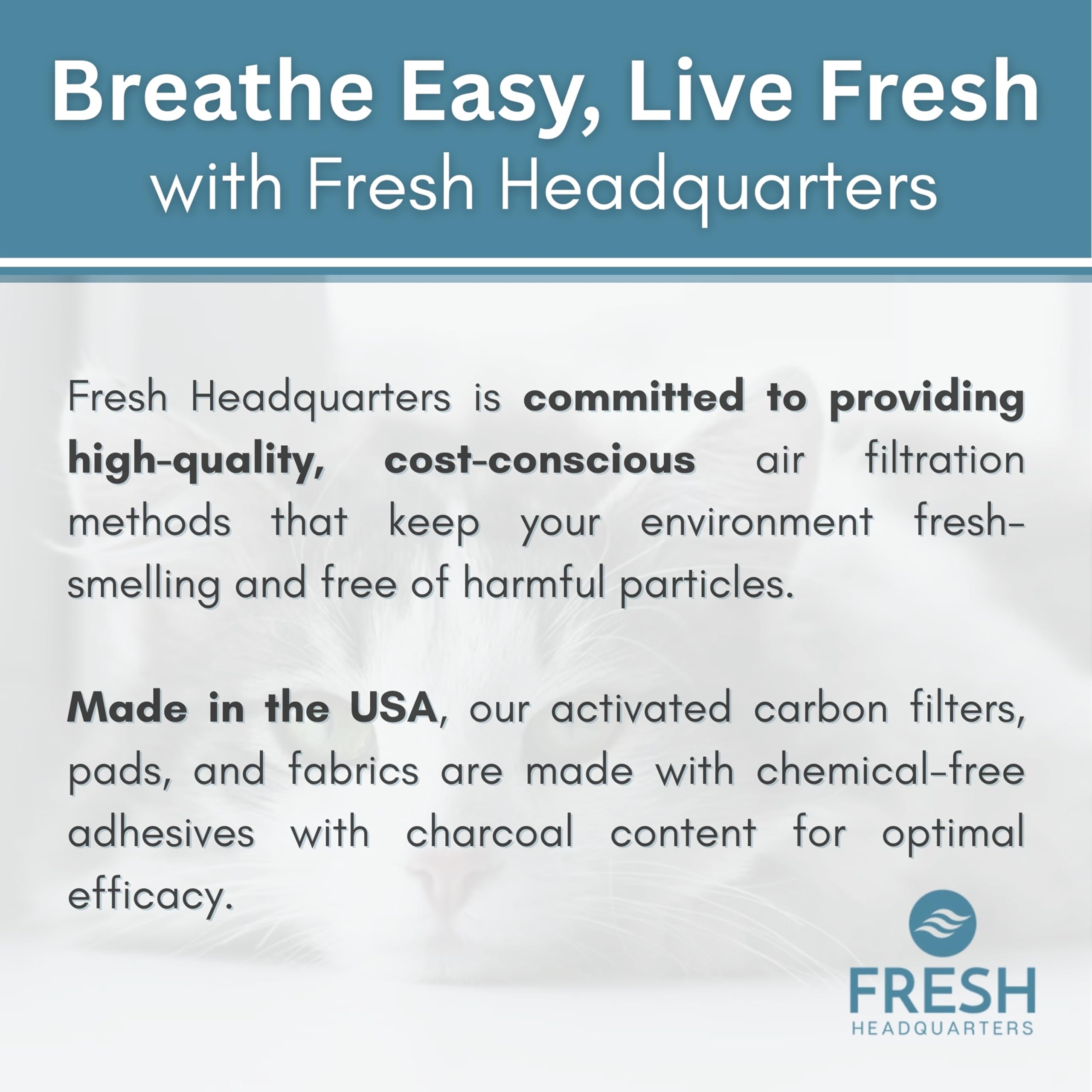 FRESH HEADQUARTERS carbón activado sin fragancias para un hogar más fresco.