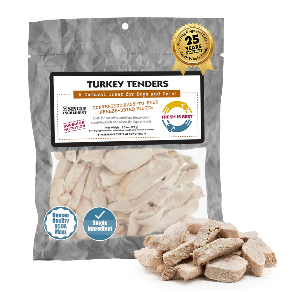 Fresh Is Best, tiras de pavo en paquete, snack práctico para entrenar.