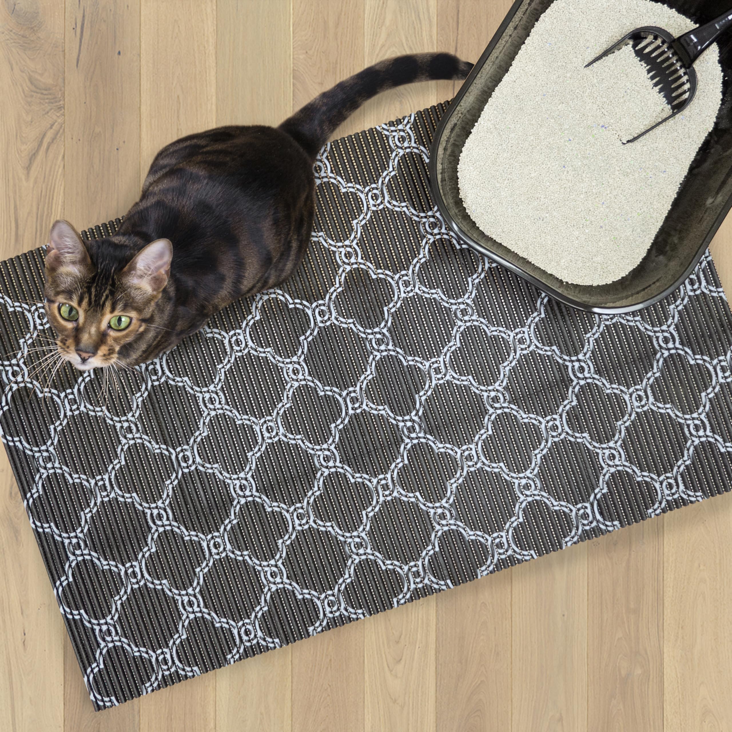 Fácil limpieza de la alfombra Fresh Kitty, apta para varias mascotas