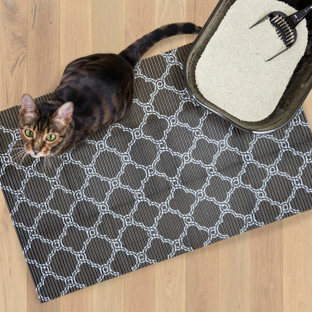 Fácil limpieza de la alfombra Fresh Kitty, apta para varias mascotas