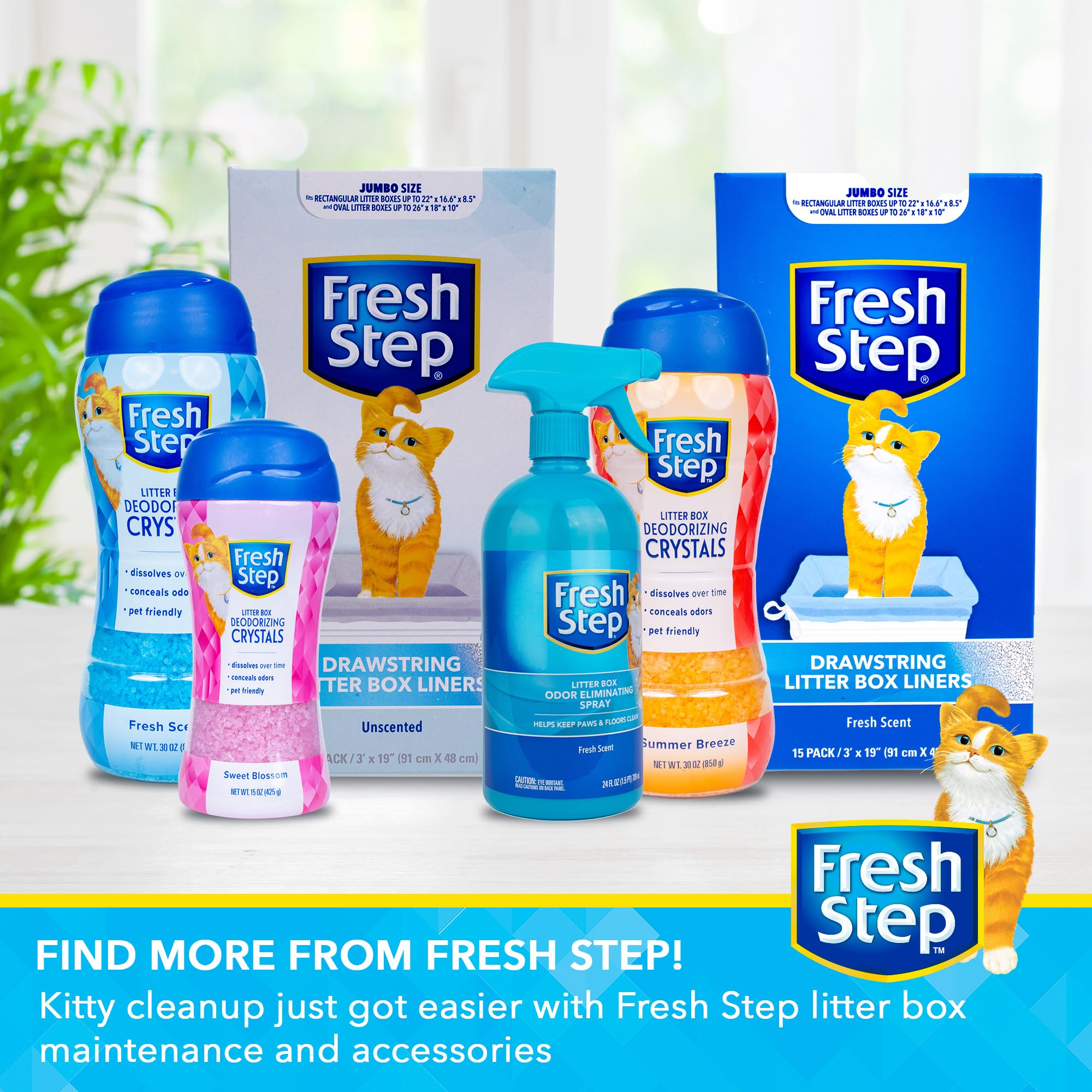 Fresh Step almohadilla para arena no aglomerante, rendimiento equilibrado