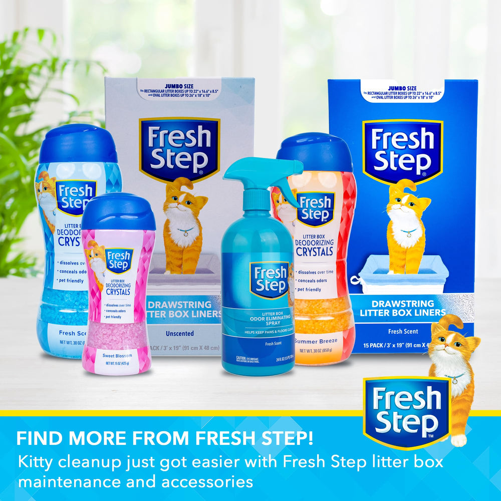 Fresh Step almohadilla para arena no aglomerante, rendimiento equilibrado