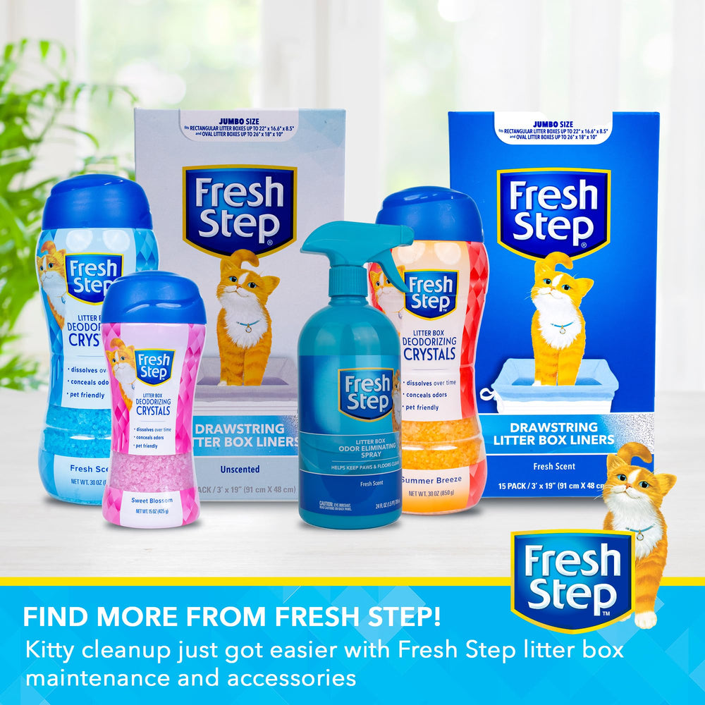 Fresh Step aplicación sencilla para la caja de arena, rápida y práctica.