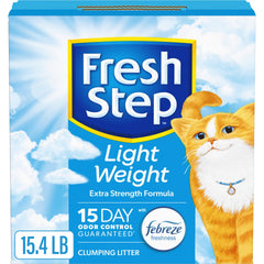 Fresh Step arena para gatos ligera, fácil de levantar y transportar
