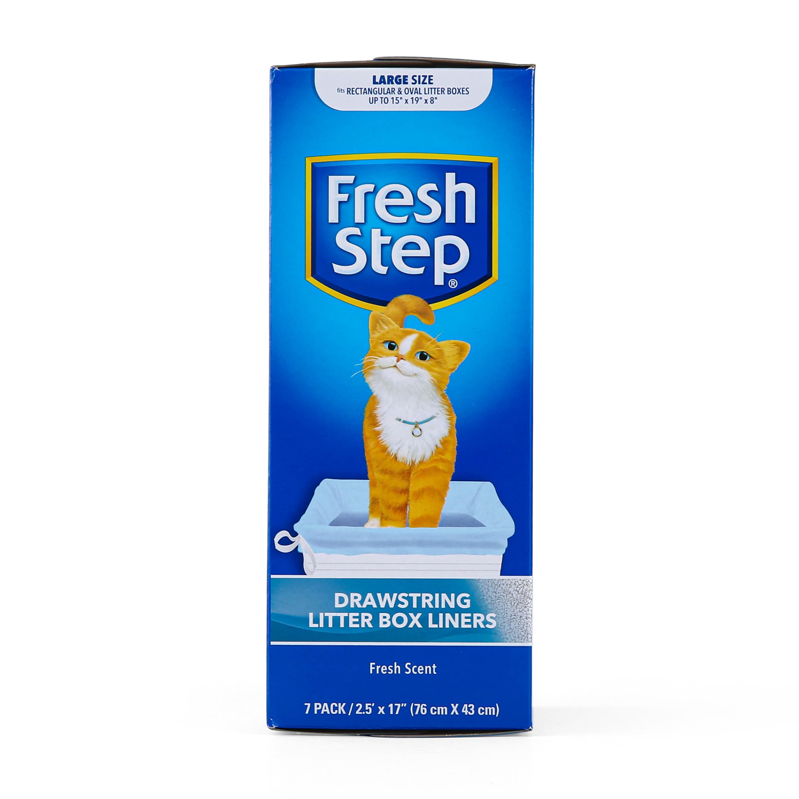 Fresh Step: forro para cajas grandes ovaladas y rectangulares con cobertura.