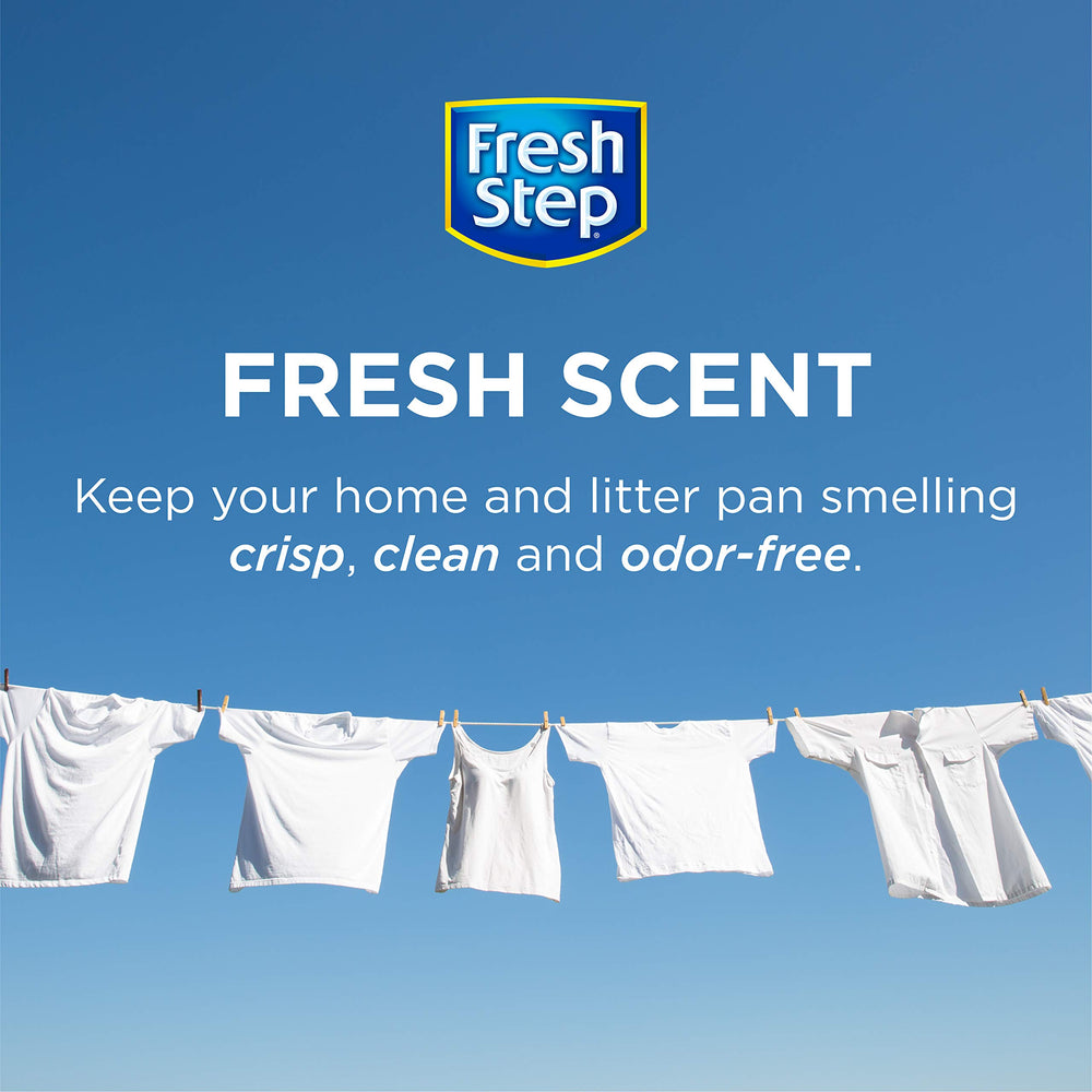 Cristales secos Fresh Step, formato seco que evita goteos en la caja