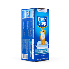 Fresh Step: plástico grueso de 2 ml resiste desgarros y mantiene la arena dentro.