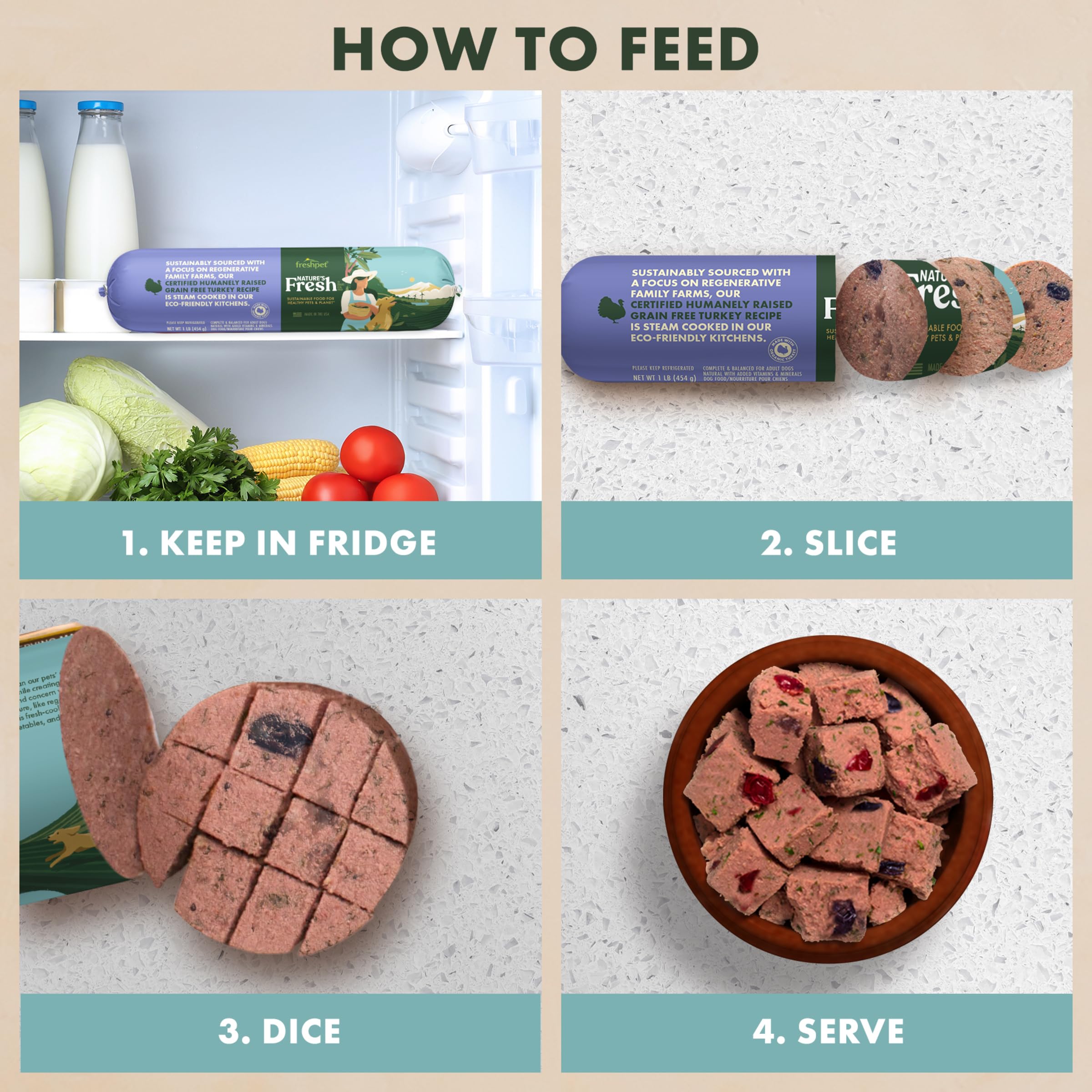 Freshpet receta completa para perros de todas las tallas