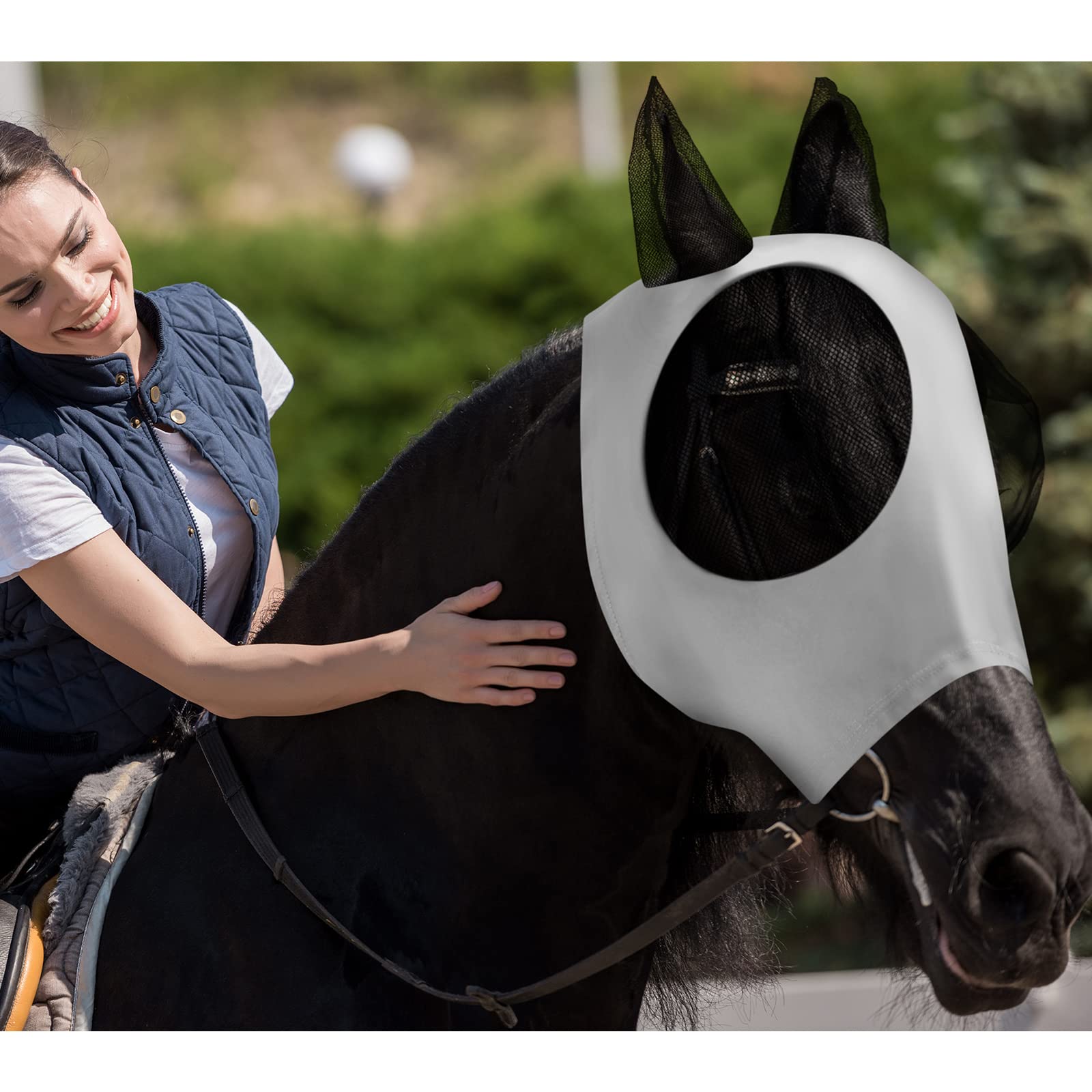 Conjunto Frienda de 4 mascaras para caballo, reposición diaria
