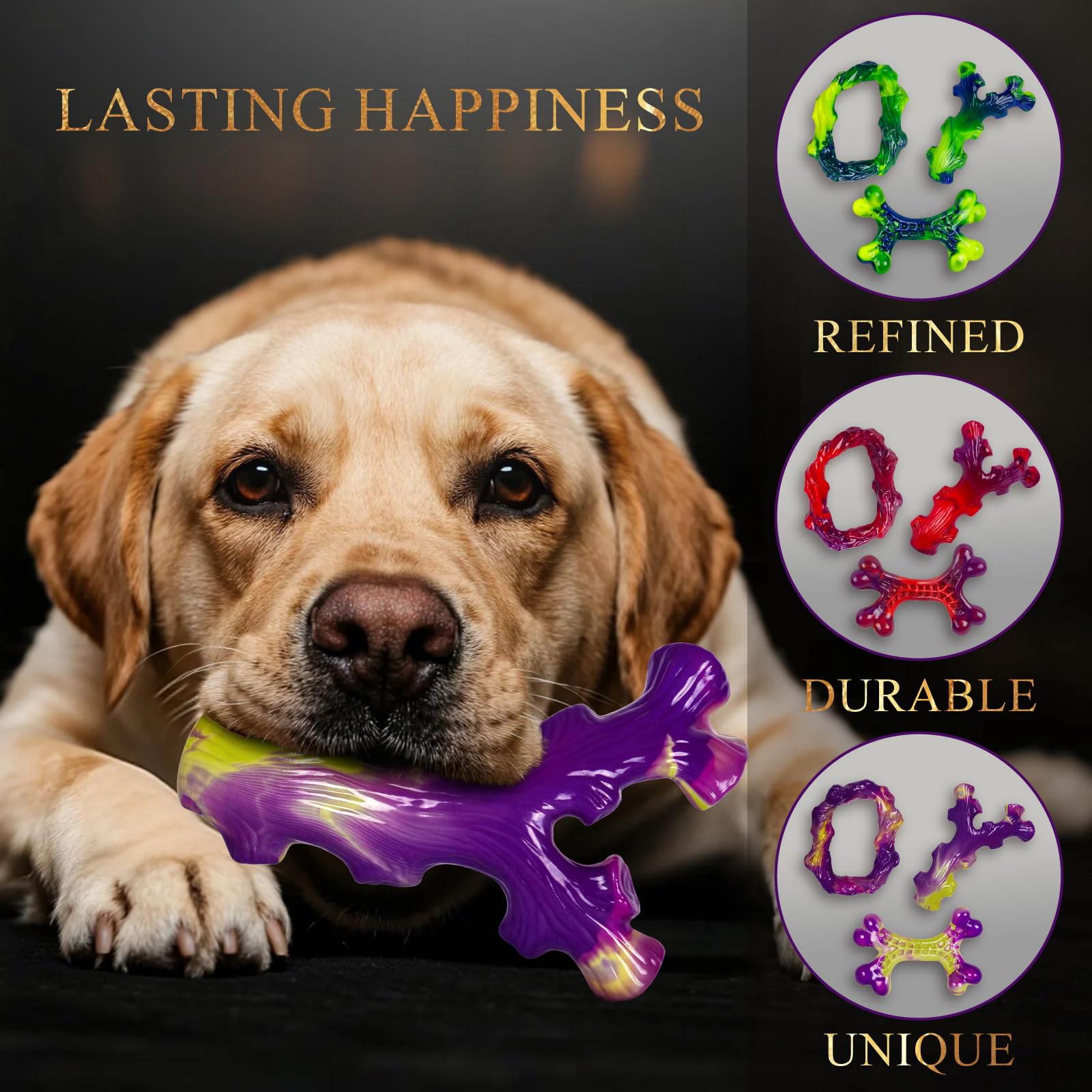 Frienhund construcción de nylon puro, resistente a mordidas fuertes.