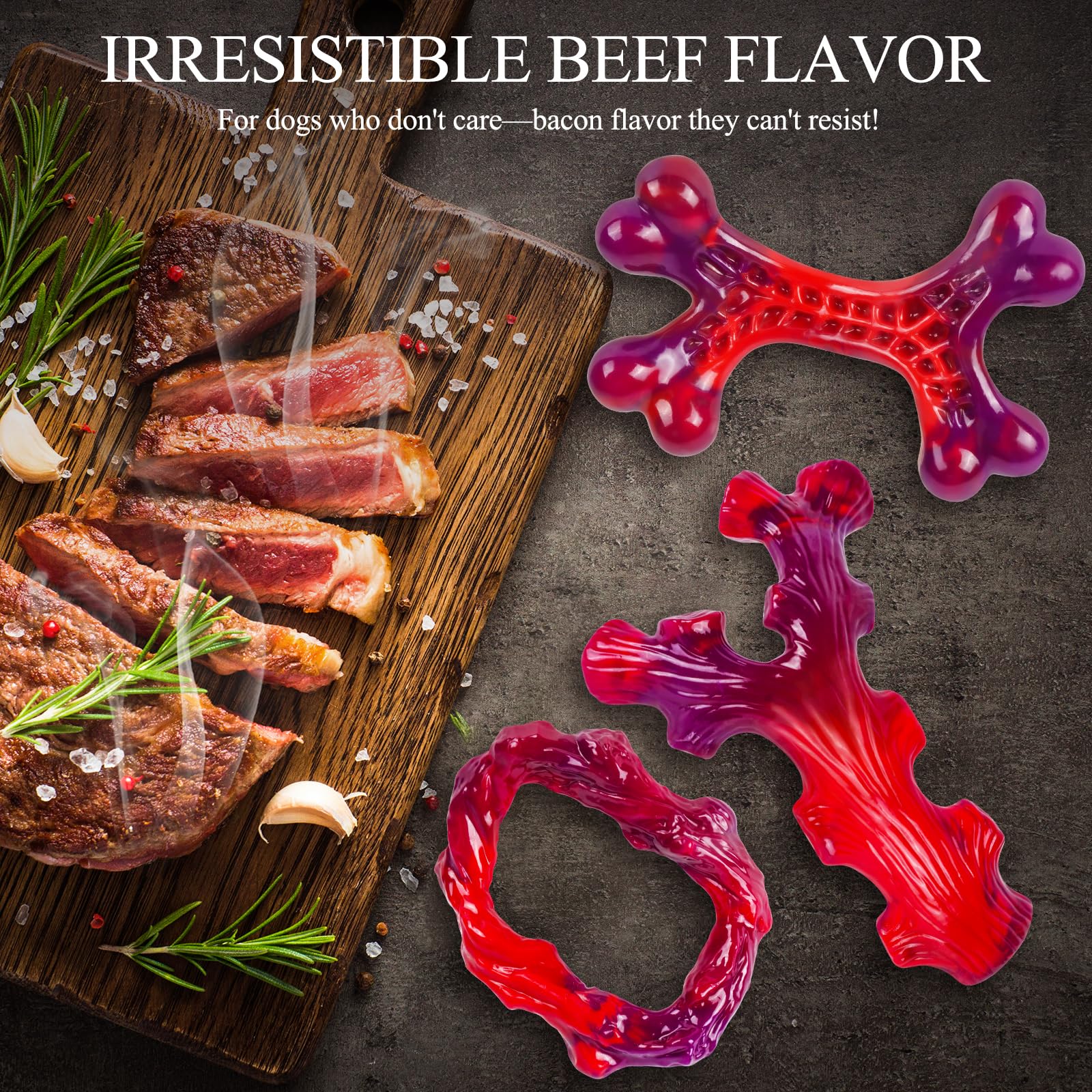 Frienhund hueso con sabor a carne para masticación prolongada