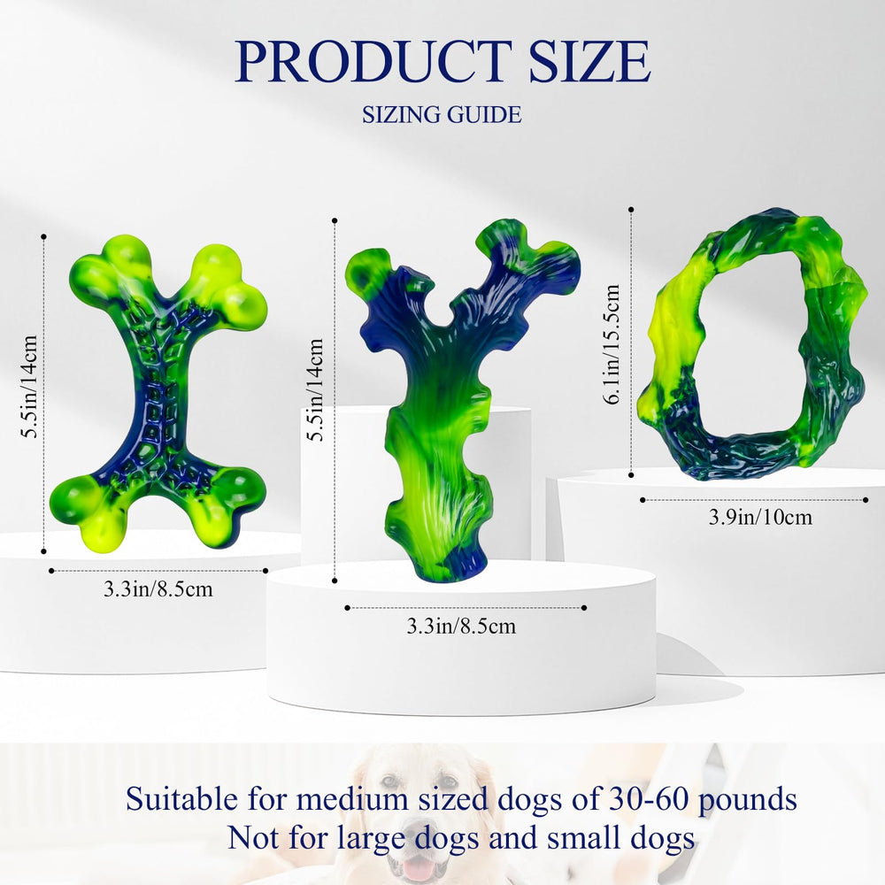 Frienhund: conjunto de tres juguetes para masticación intensa.