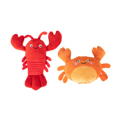 Fringe Studio peluche cangrejo para juego interactivo con chirriador.