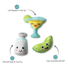 Fringe Studio: juguete perro peluche con sonido fuerte, perfecto para juegos de búsqueda.