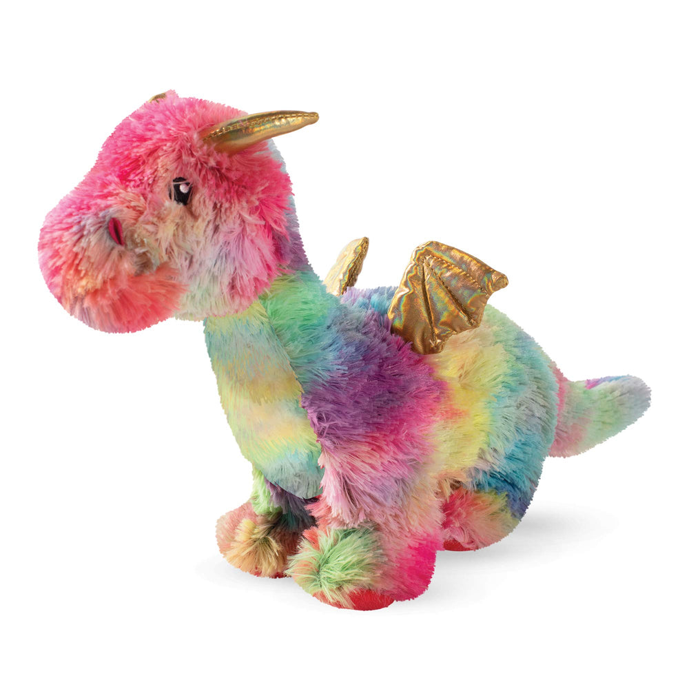 Fringe Studio Dragón Arcoíris con chirrido alto para juego activo.