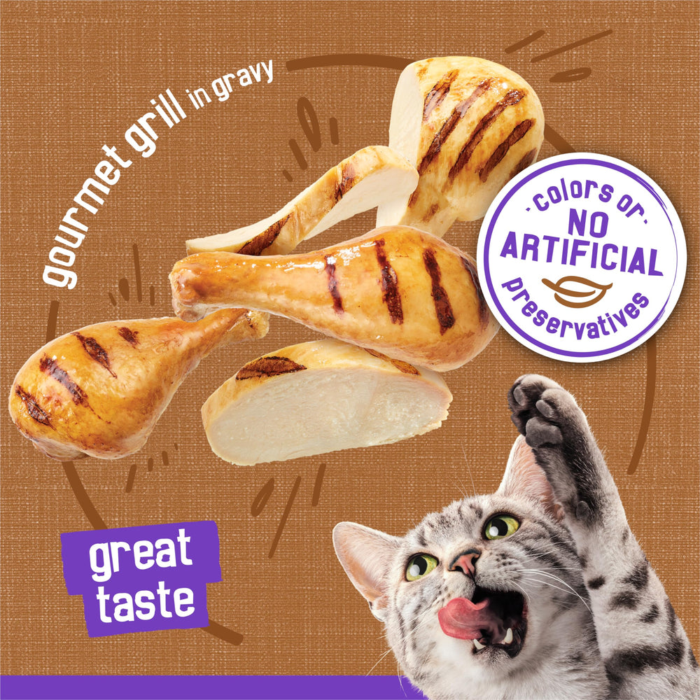 Friskies aroma delicioso para gato durante la comida