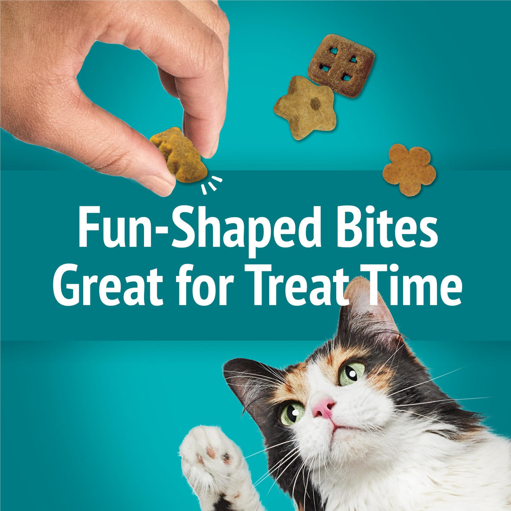 Friskies menos de 2 calorías por porción, merienda ligera para tu gato.