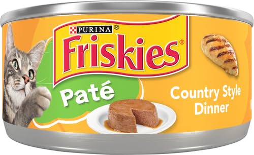 Friskies Estilo Campo Cena, presentación en lata práctica para comidas diarias.
