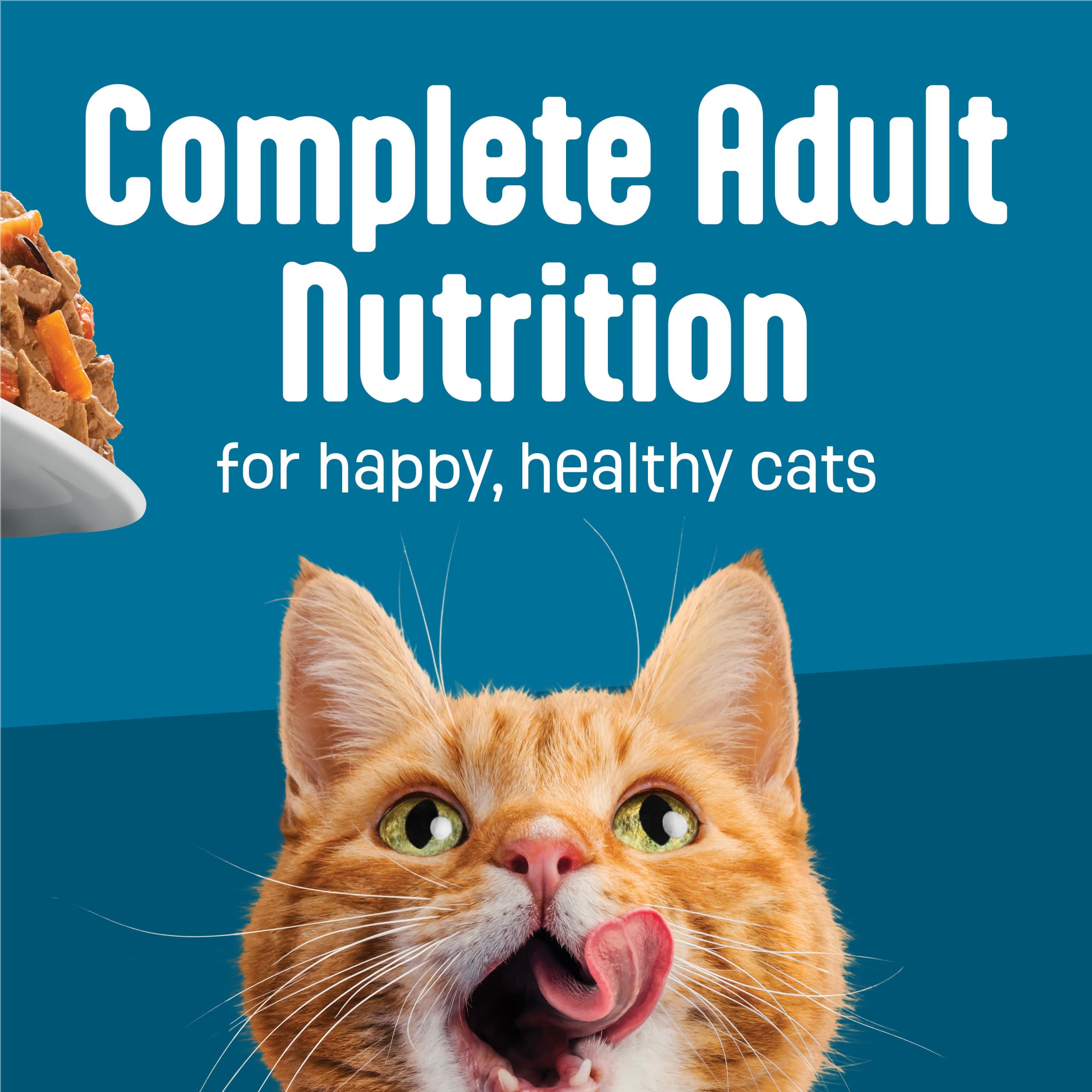 Friskies Fully Load’d nutrición equilibrada para gatos adultos en cada porción.