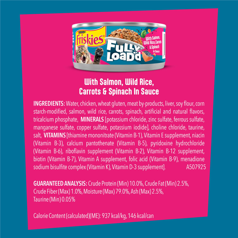 Friskies Fully Load’d textura gruesa, trocitos abundantes para saborear cada bocado.