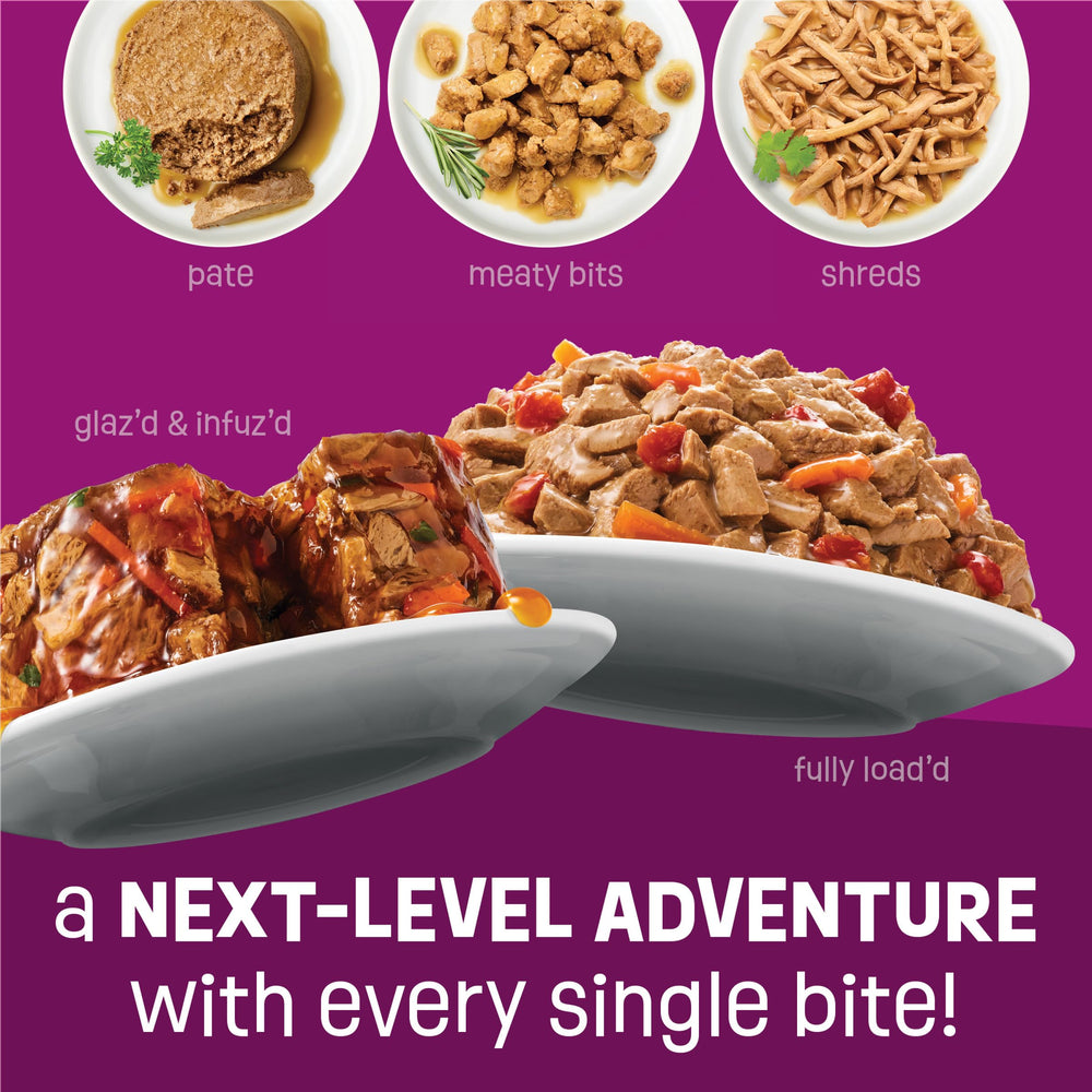 Friskies Glaz’d e Infuz’d, sabrosos-trozos para hidratación diaria.
