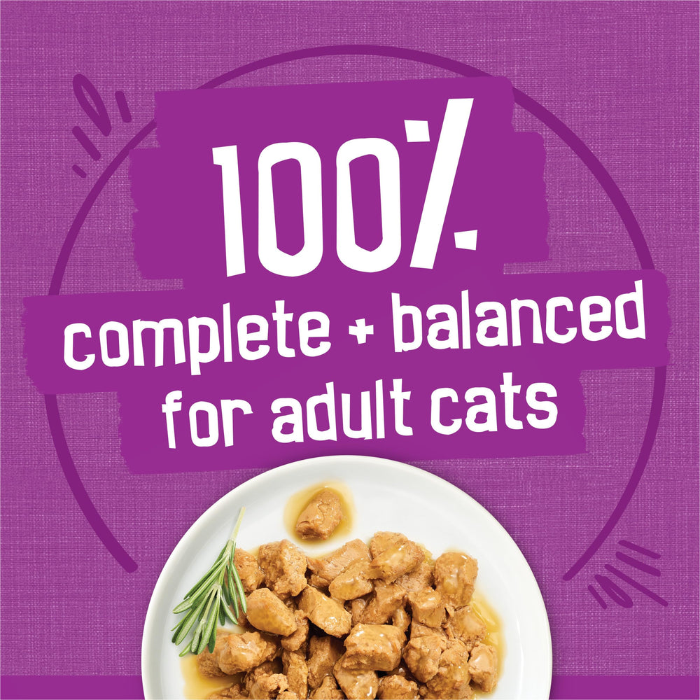 Friskies Gravy: lata de pavo bocados carne para textura atractiva.