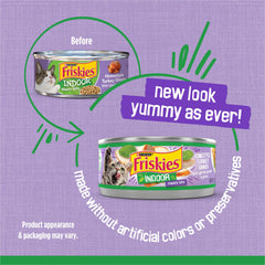 Friskies Indoor verduras-jardin-en-salsa, aporta humedad y textura variada.