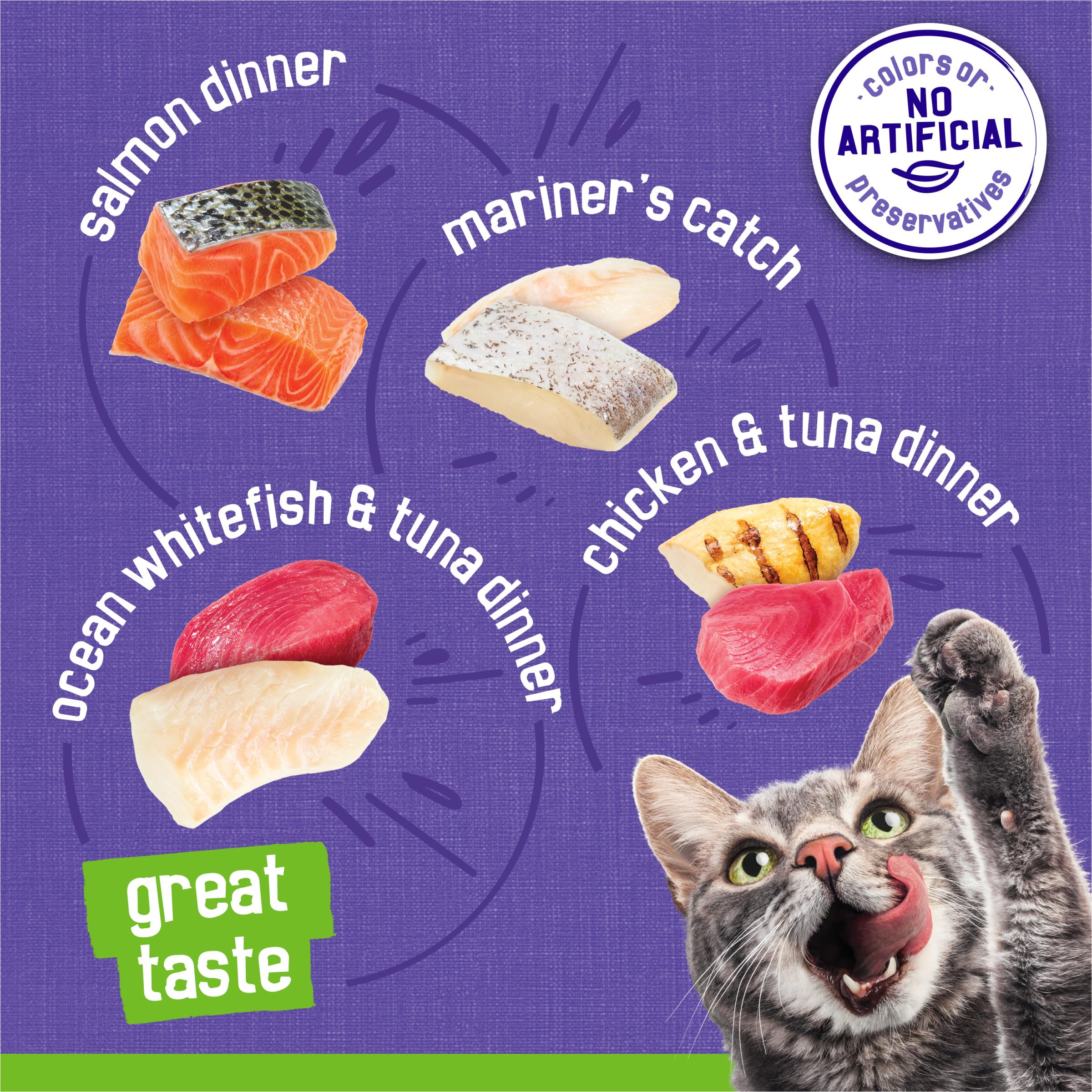 Friskies latas apertura fácil para servicio diario