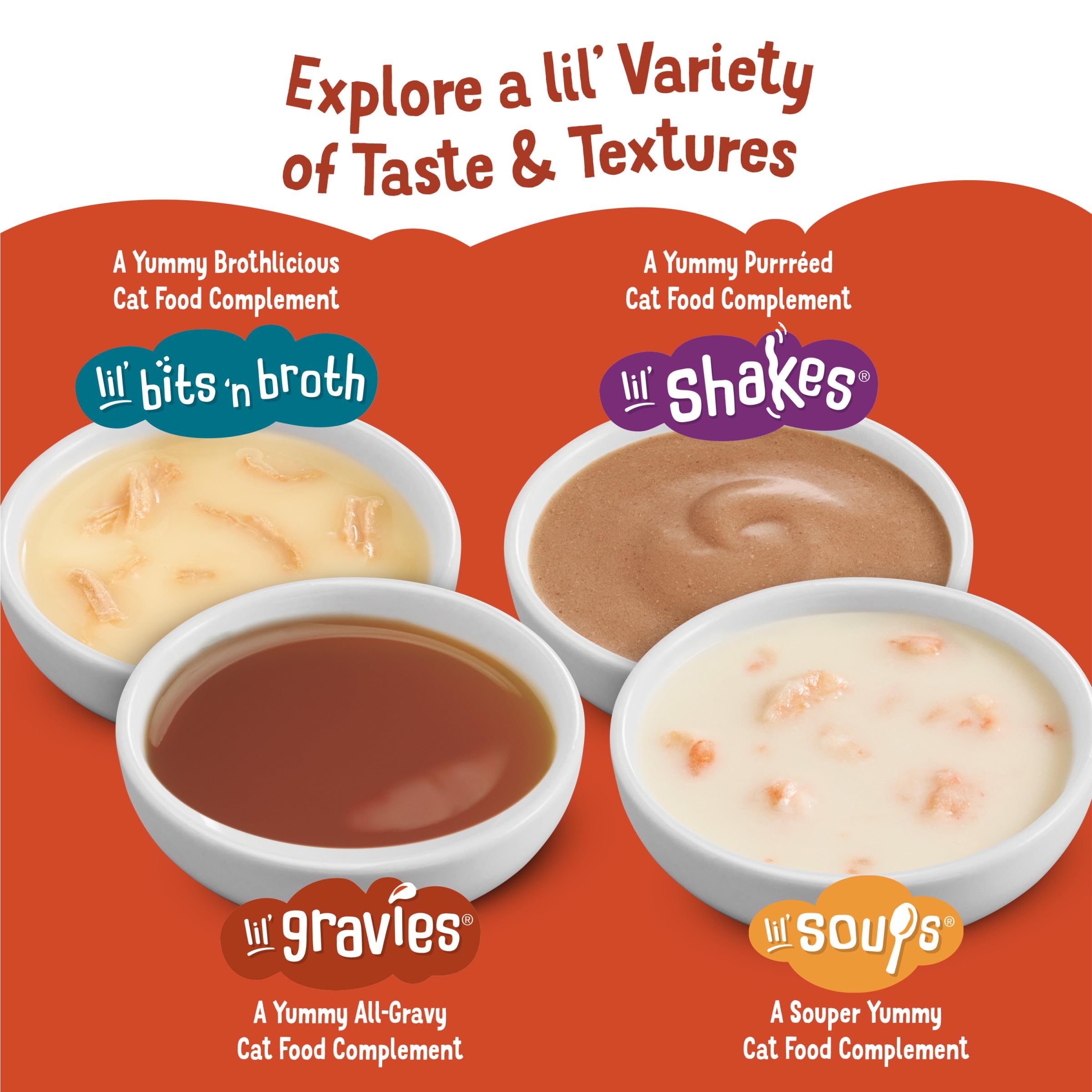 Porciones individuales Friskies Lil’ Gravies para servir sin desorden