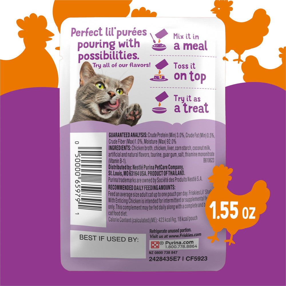 Friskies Lil’ Shakes: topping húmedo para mezclar con comida húmeda