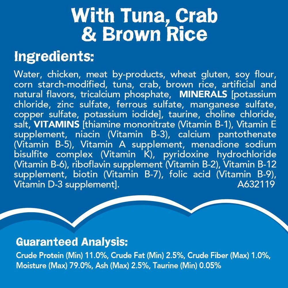 Friskies Ocean Favorites nutrición completa para gatos adultos.