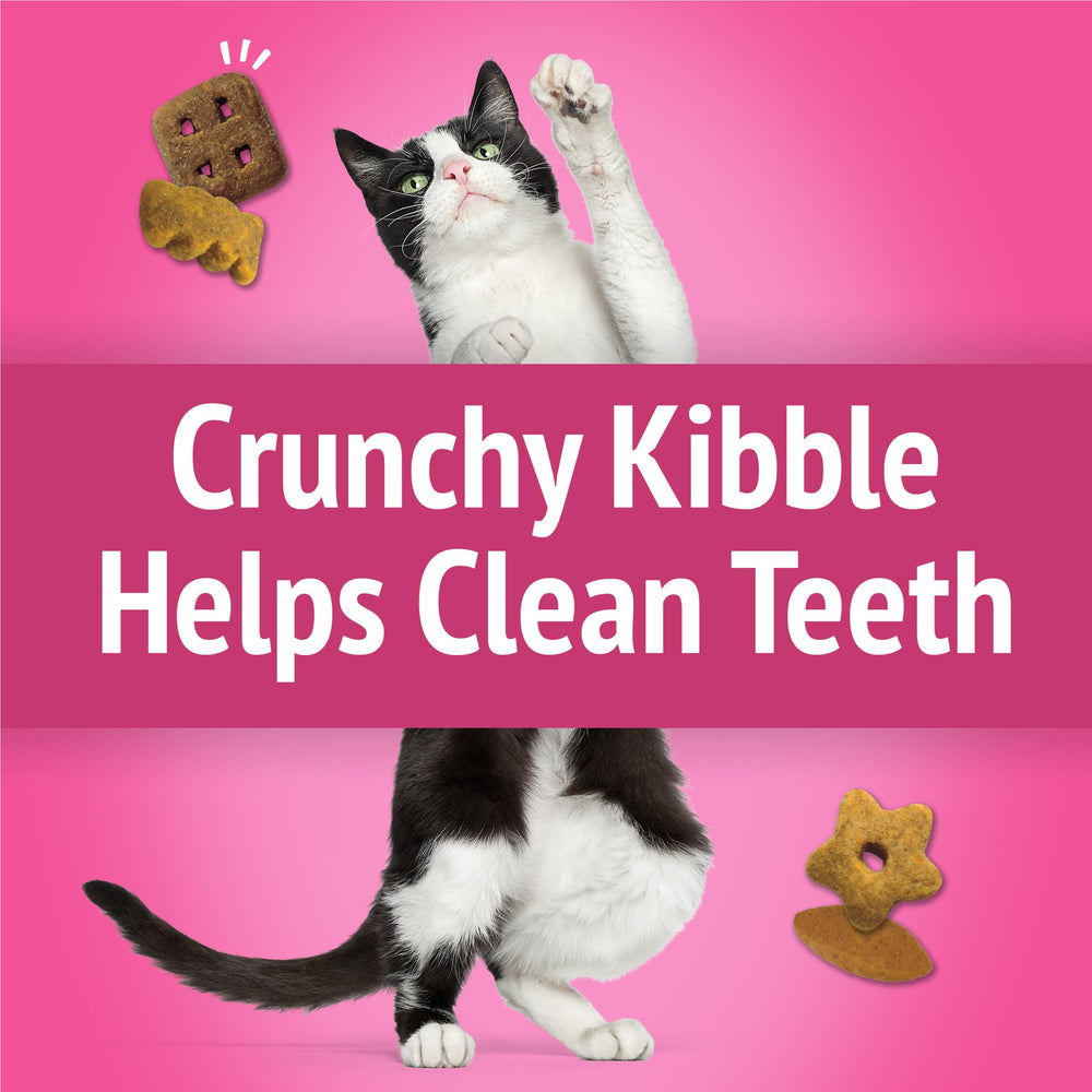 Friskies Party Mix California Crunch envase reutilizable que ayuda a conservar la frescura.