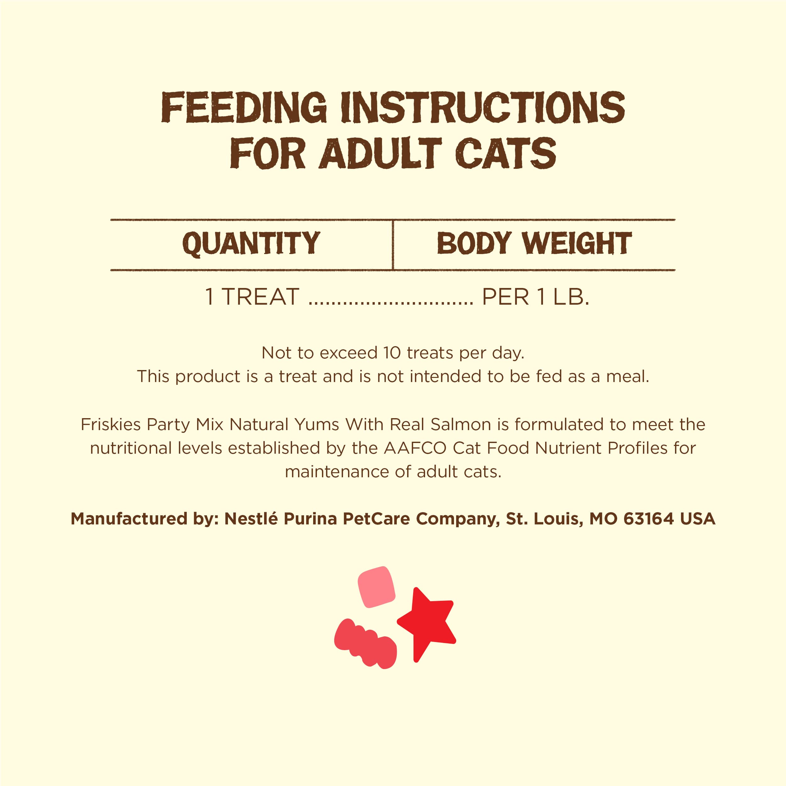 Friskies Party Mix Natural Yums, bolsitas de 2,1 oz, práctico para viajes